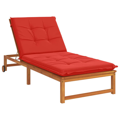 Sunlounger Cushion GEMERT Polyester 190 x 80 x 9 cm Red
