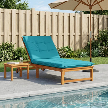 Sunlounger Cushion GEMERT 100% Polyester Turquoise 1