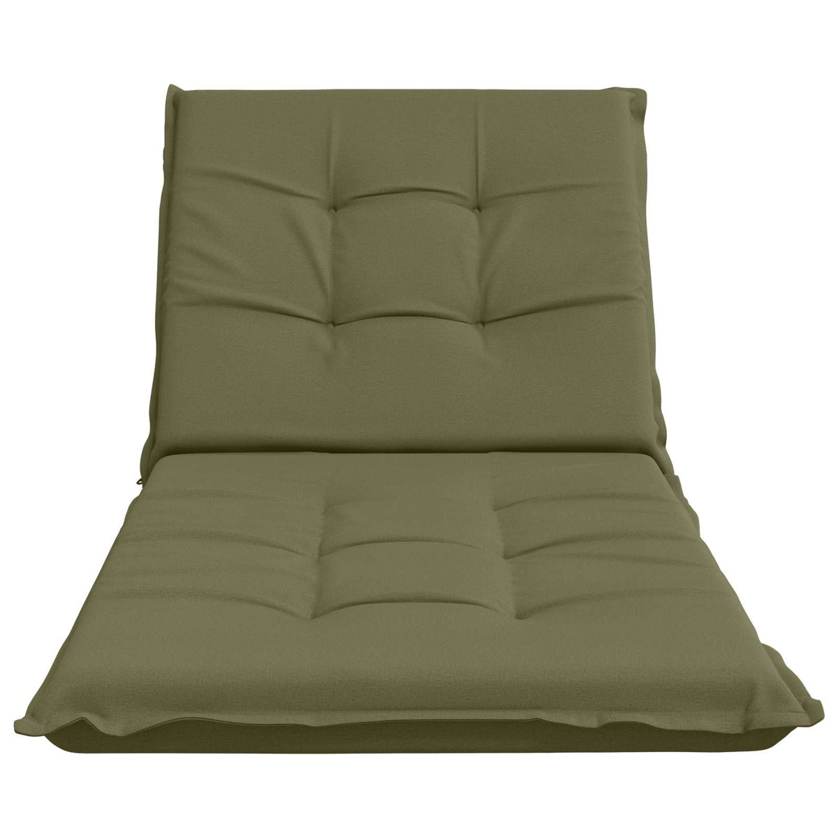 Sunlounger Cushion GEMERT 100% Polyester Melange 190 x 90 x 9 cm Olive green