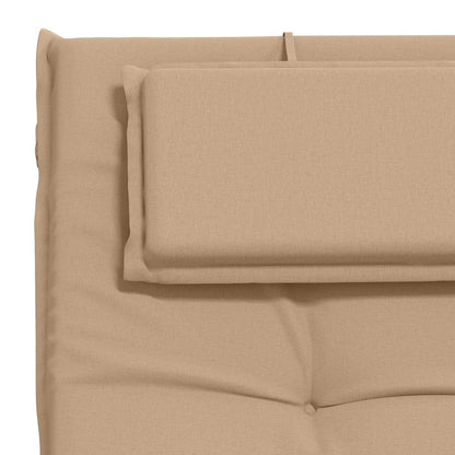 Sunlounger Cushion GEMERT 100% Polyester Sand