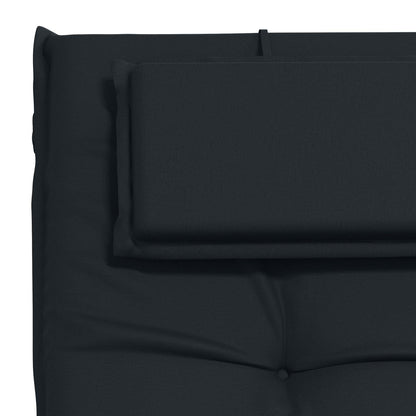 vidaXL Sunlounger Cushion GEMERT 100% Polyester Dark Blue 6