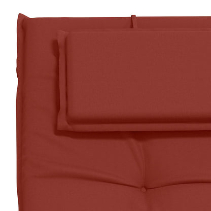 Sunlounger Cushion GEMERT 100% Polyester Red