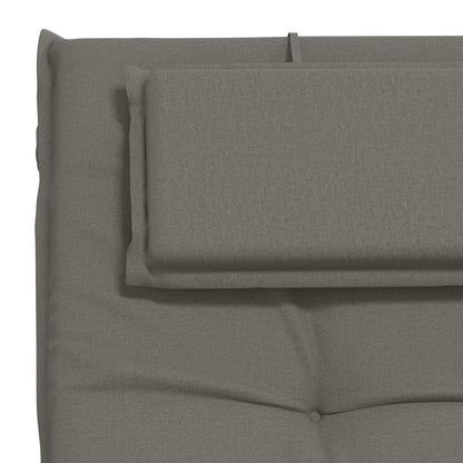 Sunlounger Cushion GEMERT 100% Polyester Grey