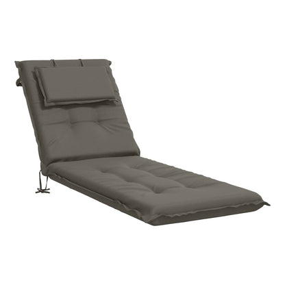 Sunlounger Cushion GEMERT 100% Polyester Grey
