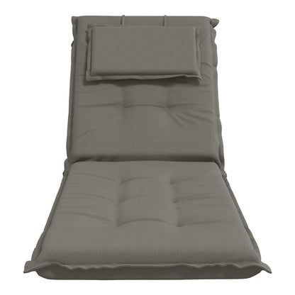 Sunlounger Cushion GEMERT 100% Polyester Grey