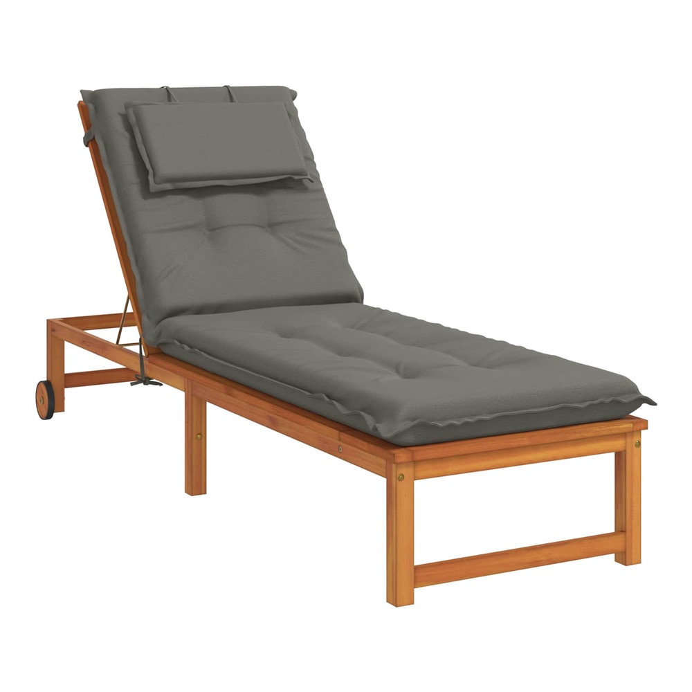 Sunlounger Cushion GEMERT 100% Polyester Grey