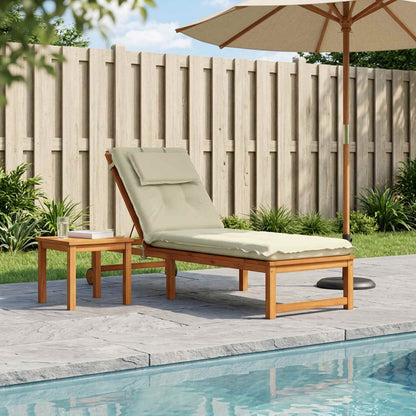 Sunlounger Cushion GEMERT 100% Polyester Cream