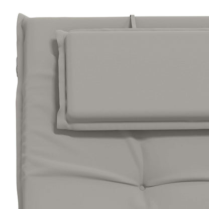 Sunlounger Cushion GEMERT 100% Polyester Grey