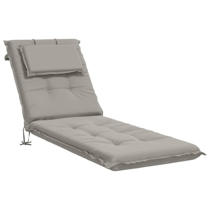 Sunlounger Cushion GEMERT 100% Polyester Grey