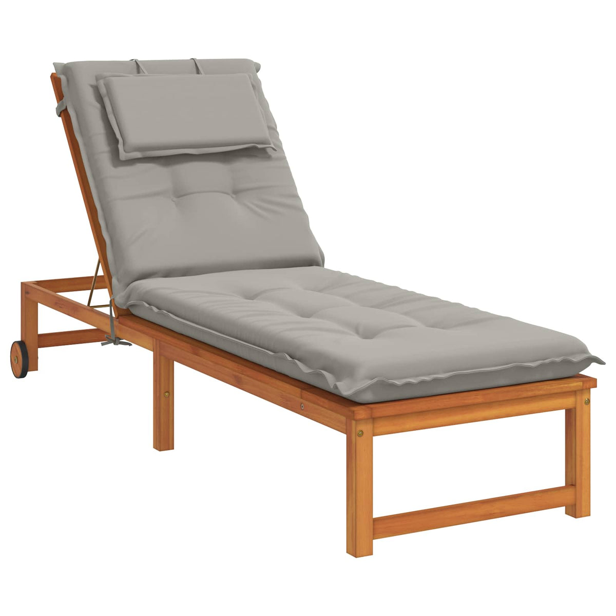 Sunlounger Cushion GEMERT 100% Polyester Grey