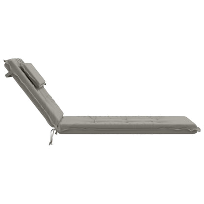 Sunlounger Cushion GEMERT 100% Polyester Grey