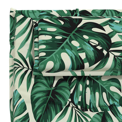 vidaXL Sunlounger Cushion GEMERT 100% Polyester Leaf Pattern 6