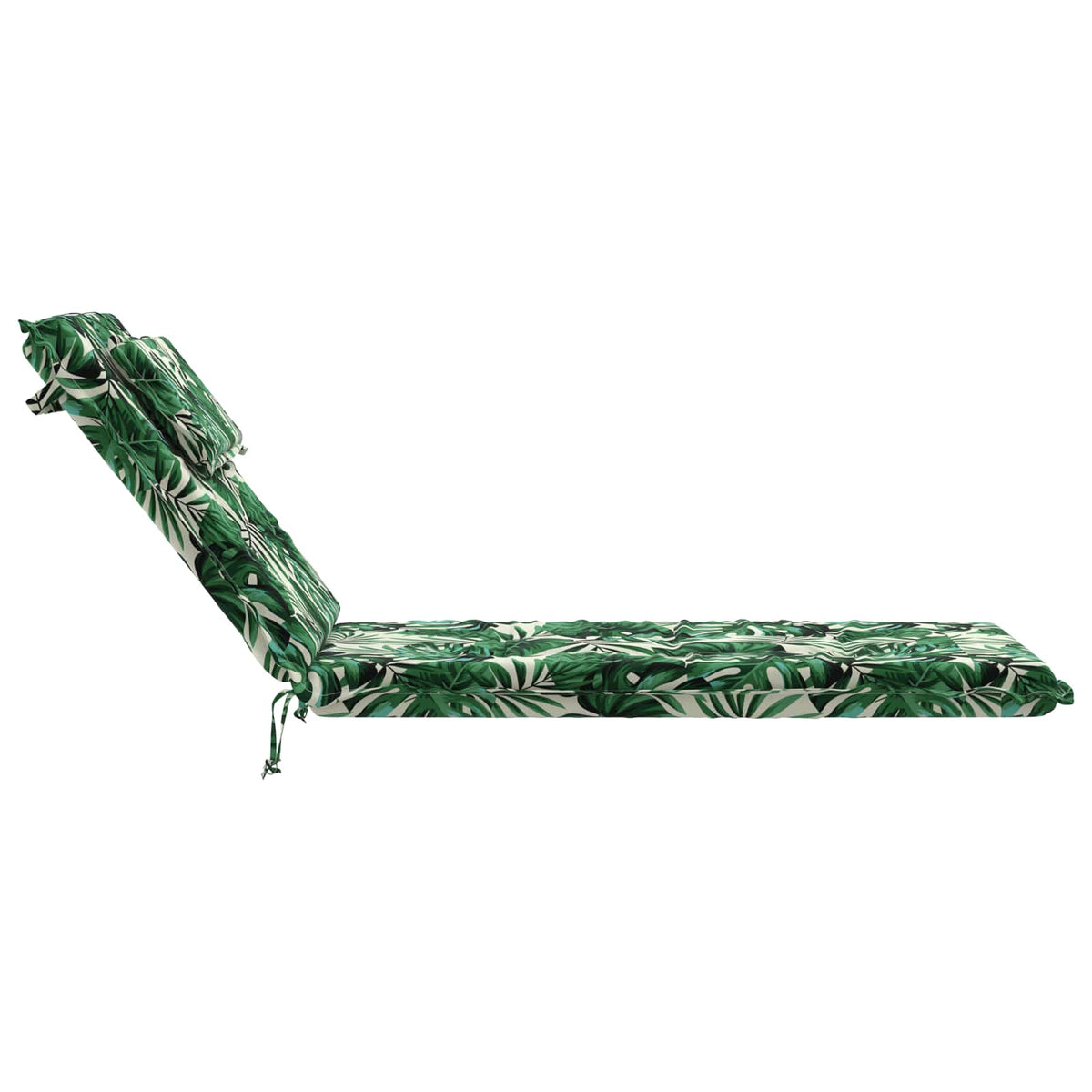 vidaXL Sunlounger Cushion GEMERT 100% Polyester Leaf Pattern 5