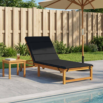 vidaXL Sunlounger Cushion GEMERT 100% Polyester Dark Blue 1