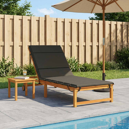 vidaXL Sunlounger Cushion GEMERT 100% Polyester Anthracite 1