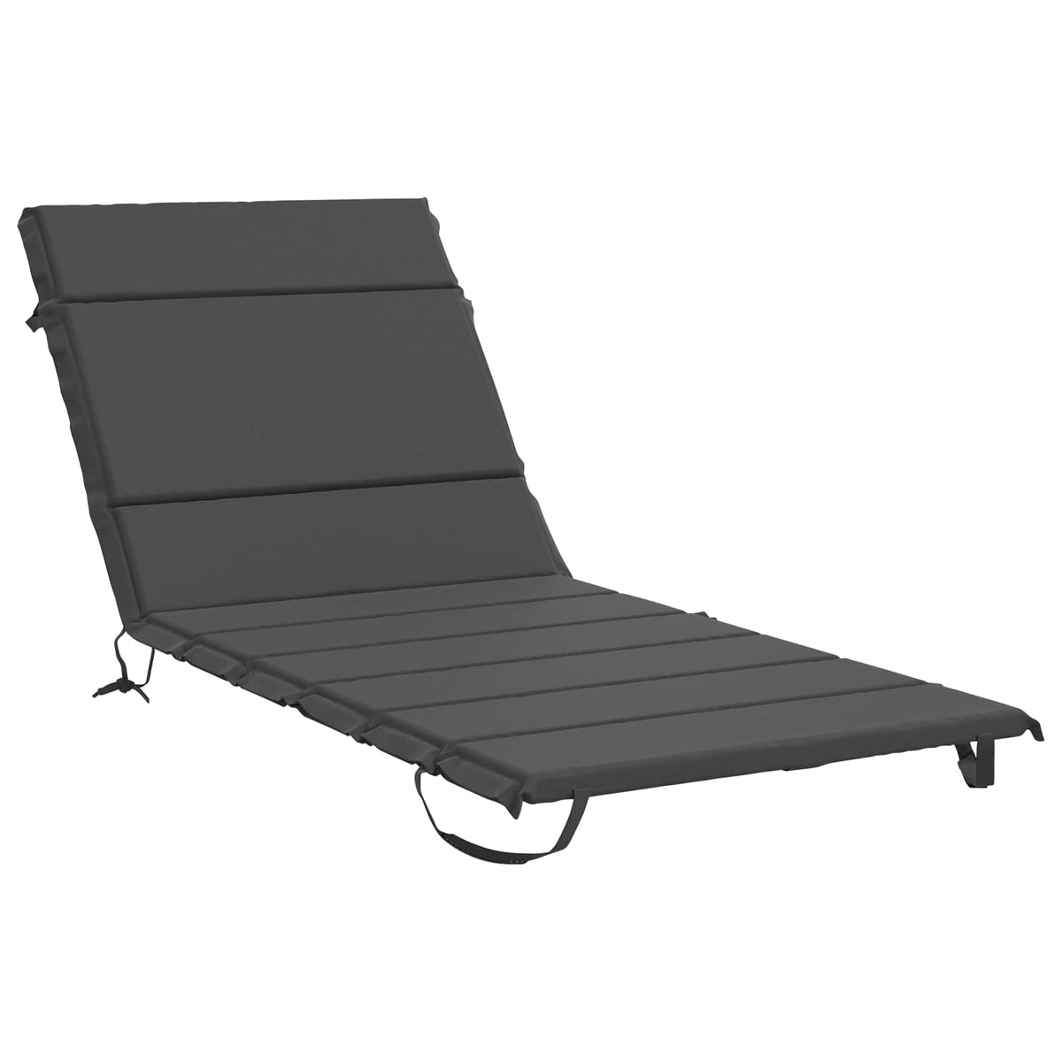 vidaXL Sunlounger Cushion GEMERT 100% Polyester Anthracite 2