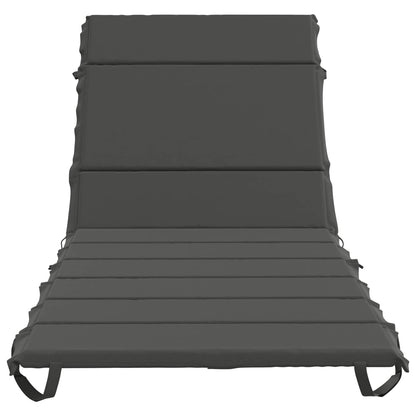 vidaXL Sunlounger Cushion GEMERT 100% Polyester Anthracite 4