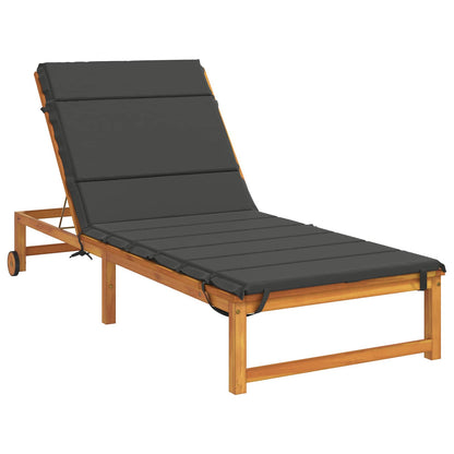 vidaXL Sunlounger Cushion GEMERT 100% Polyester Anthracite 3