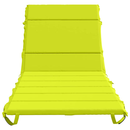 vidaXL Sunlounger Cushion GEMERT 100% Polyester Bright Green 4
