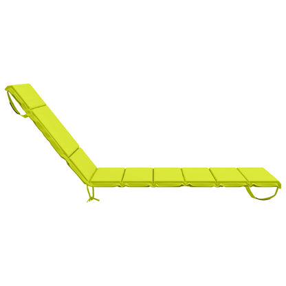 vidaXL Sunlounger Cushion GEMERT 100% Polyester Bright Green 5