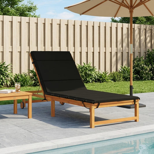 Sunlounger Cushion GEMERT Polyester Black