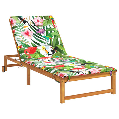 vidaXL Sunlounger Cushion GEMERT 100% Polyester Multicolour 3