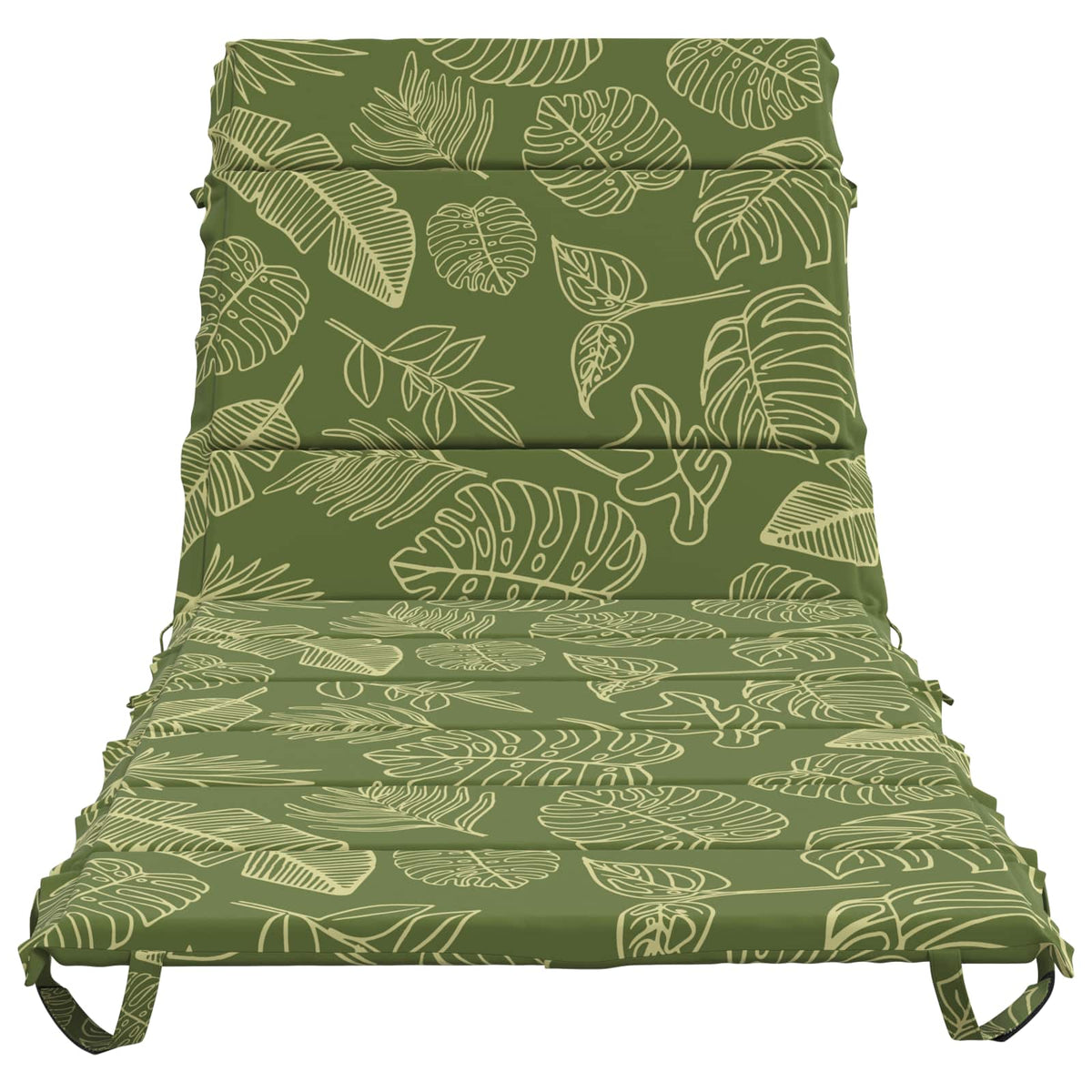 vidaXL Sunlounger Cushion GEMERT 100% Polyester Leaf Design 4