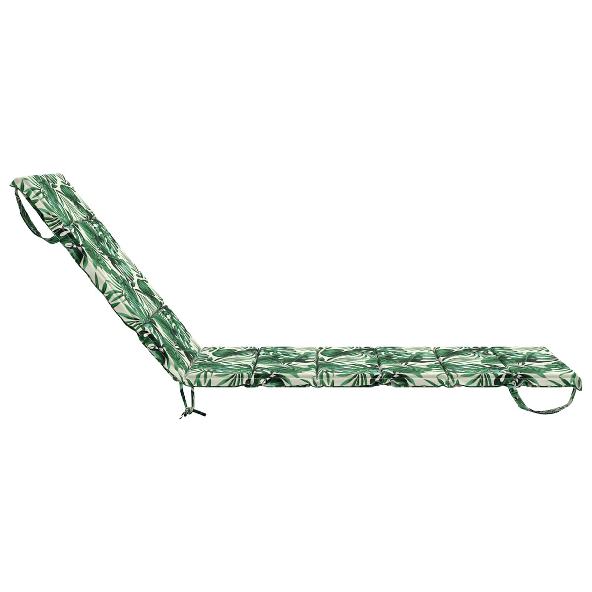 vidaXL Sunlounger Cushion GEMERT 100% Polyester Leaf Pattern 5