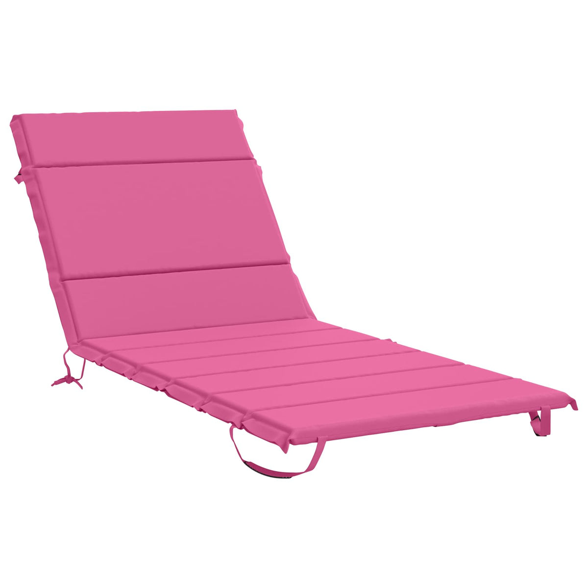 vidaXL Sunlounger Cushion GEMERT 100% Polyester Pink 200 x 80 x 3 cm 2