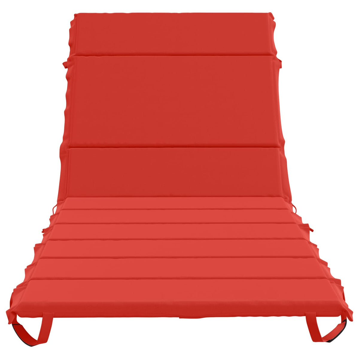 vidaXL Sunlounger Cushion GEMERT 100% Polyester Red 200 x 80 x 3 cm 4
