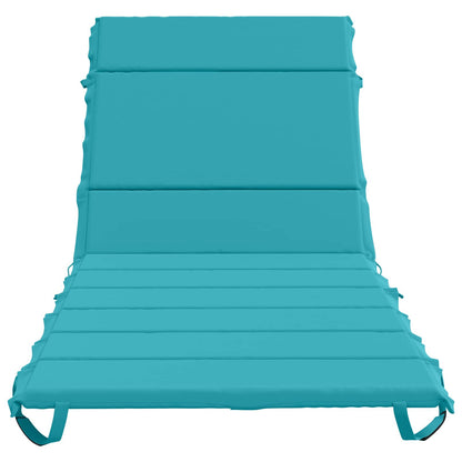 vidaXL Sunlounger Cushion GEMERT 100% Polyester Turquoise 4