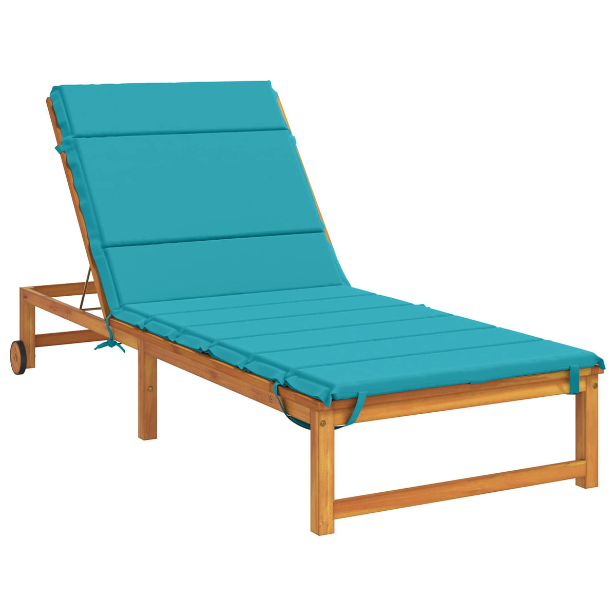 vidaXL Sunlounger Cushion GEMERT 100% Polyester Turquoise 3