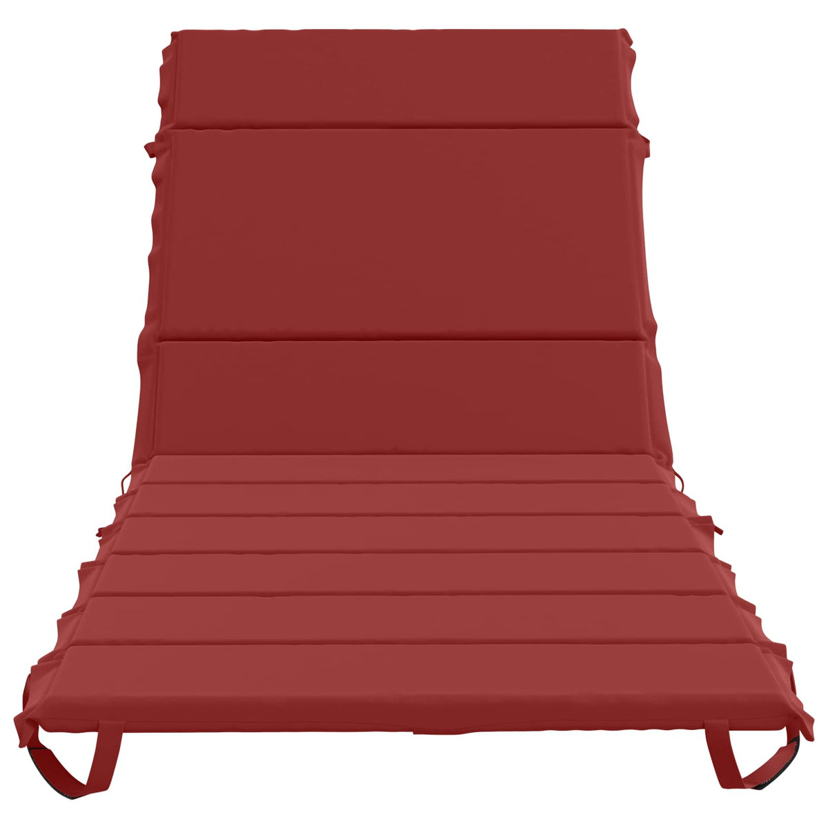 vidaXL Sunlounger Cushion GEMERT 100% Polyester Wine Red 4