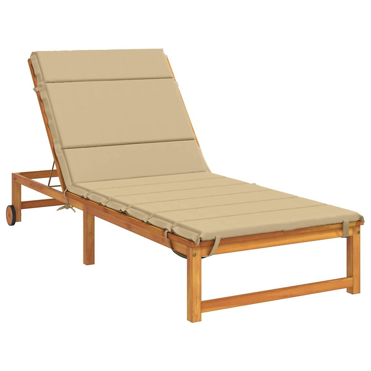 Sunlounger Cushion GEMERT 100% Polyester Beige