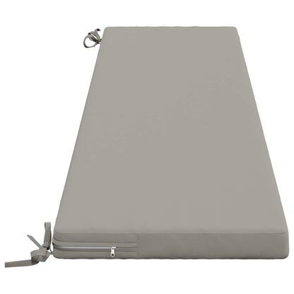 Bench Cushions SOEST 2 pcs 100% Polyester Grey