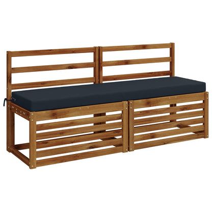 Bench Cushions SOEST 2 pcs 100% Polyester Dark Blue