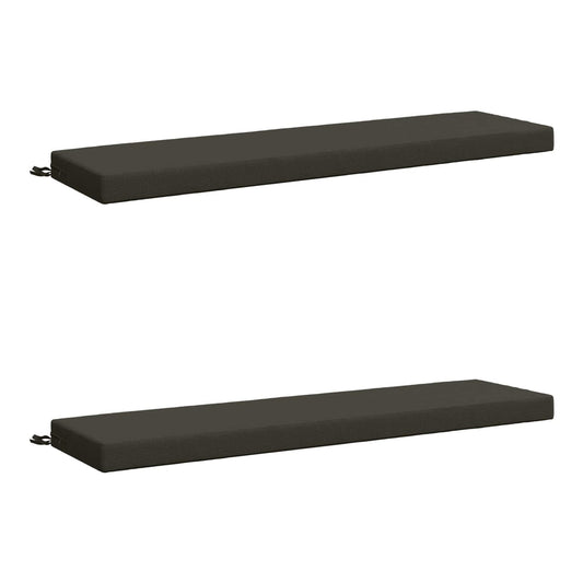 Bench Cushions SOEST Polyester Melange Depth Height Width Anthracite
