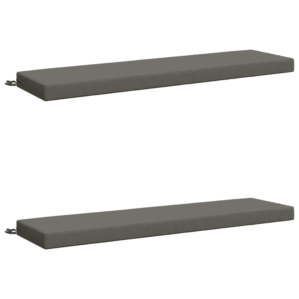 Bench Cushions SOEST Polyester Melange Depth Height Width Grey