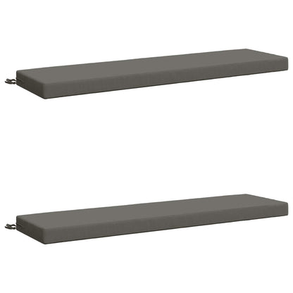 Bench Cushions SOEST Polyester Melange Depth Height Width Grey