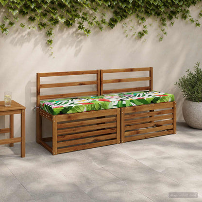 vidaXL 2-Piece Bench Cushions SOEST 2 pcs 100% Polyester Multicolour 1