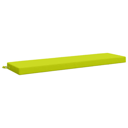 vidaXL 2-Piece Bench Cushions SOEST 2 pcs 100% Polyester Bright Green 4
