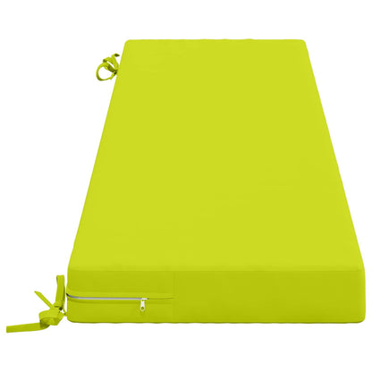 vidaXL 2-Piece Bench Cushions SOEST 2 pcs 100% Polyester Bright Green 5