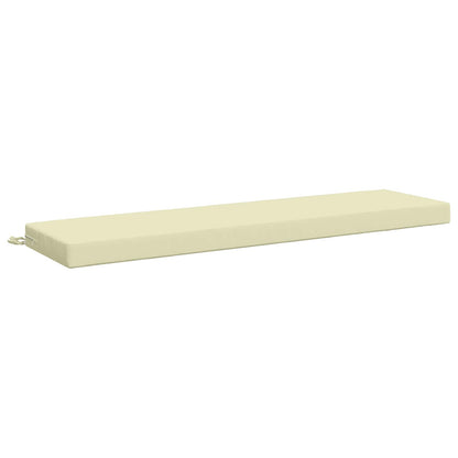 vidaXL 2-Piece Bench Cushions SOEST 100% Polyester Cream 4