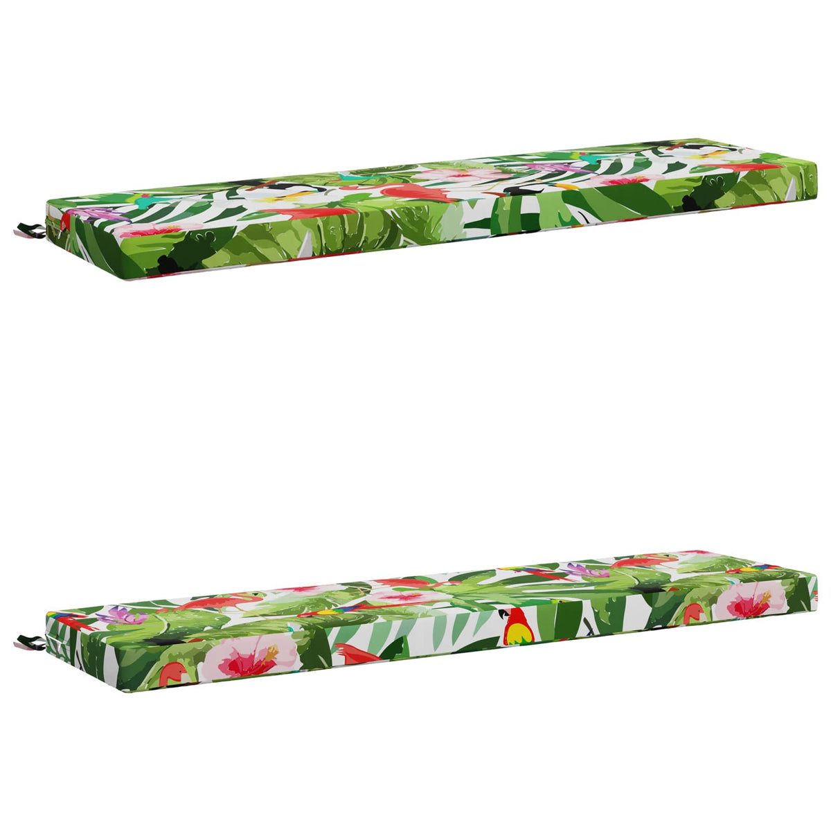 vidaXL 2-Piece Bench Cushions SOEST 2 pcs 100% Polyester Multicolour 2