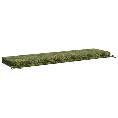 vidaXL 2-Piece Bench Cushions SOEST 2 pcs 100% Polyester Leaf Design 6