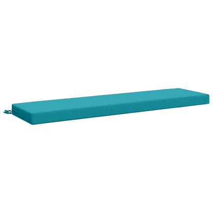vidaXL 2-Piece Bench Cushions SOEST 2 pcs 100% Polyester Turquoise 4