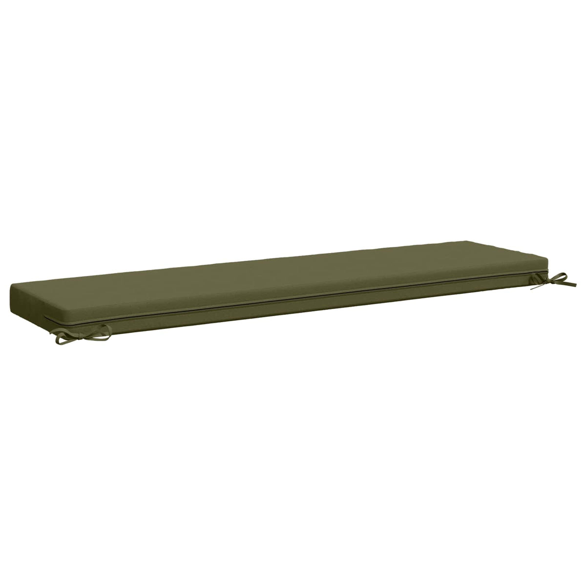 vidaXL 2-Piece Bench Cushions SOEST 2 pcs 100% Polyester Olive Green 6