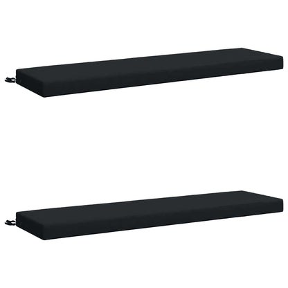 vidaXL 2-Piece Bench Cushions SOEST 2 pcs 100% Polyester Dark Blue 2