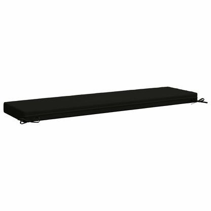 vidaXL 2-Piece Bench Cushions SOEST 2 pcs 100% Polyester Black 6