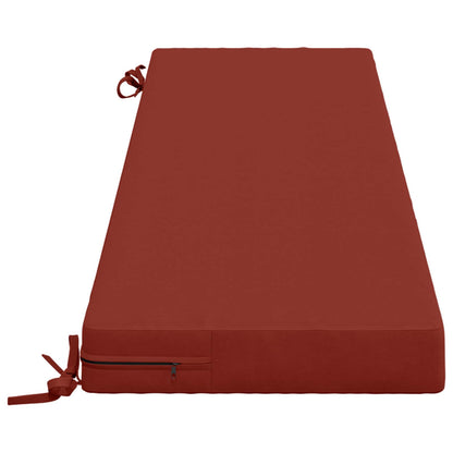 vidaXL 2-Piece Bench Cushions SOEST 2 pcs 100% Polyester Red 5
